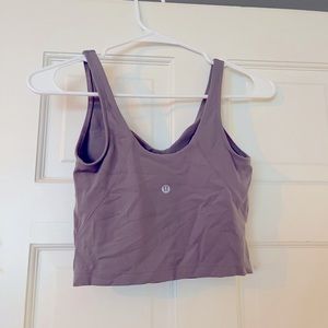 Lavender Lululemon size 2 Align crop top